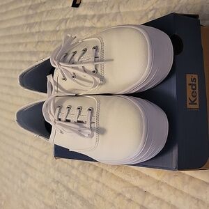 Platform canvas White Keds